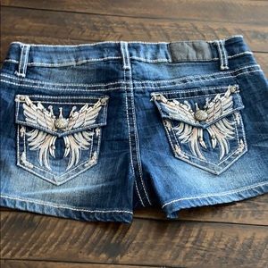 Size 9 sound girl denim shorts